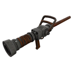 Damascus and Mahogany Medi Gun (Well-Worn)