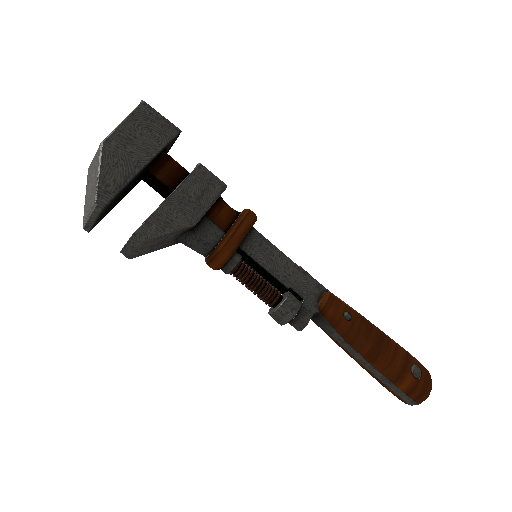 Damascus and Mahogany Wrench (Factory New)