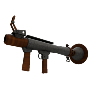 Damascus and Mahogany Rocket Launcher (Factory New)