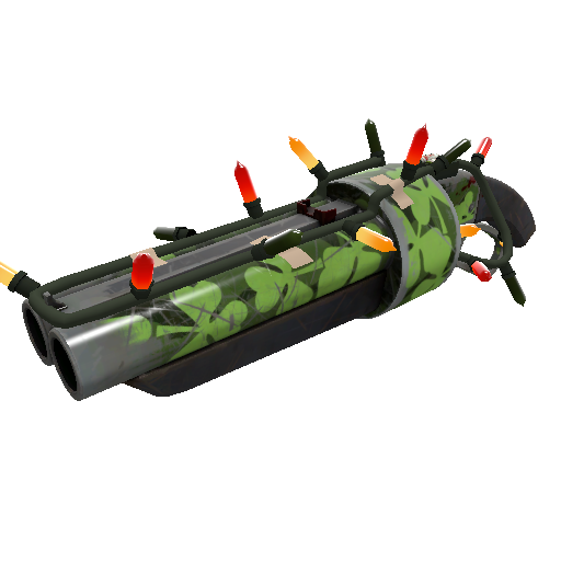 Strange Festivized Killstreak Clover Camo'd Scattergun (Well-Worn)